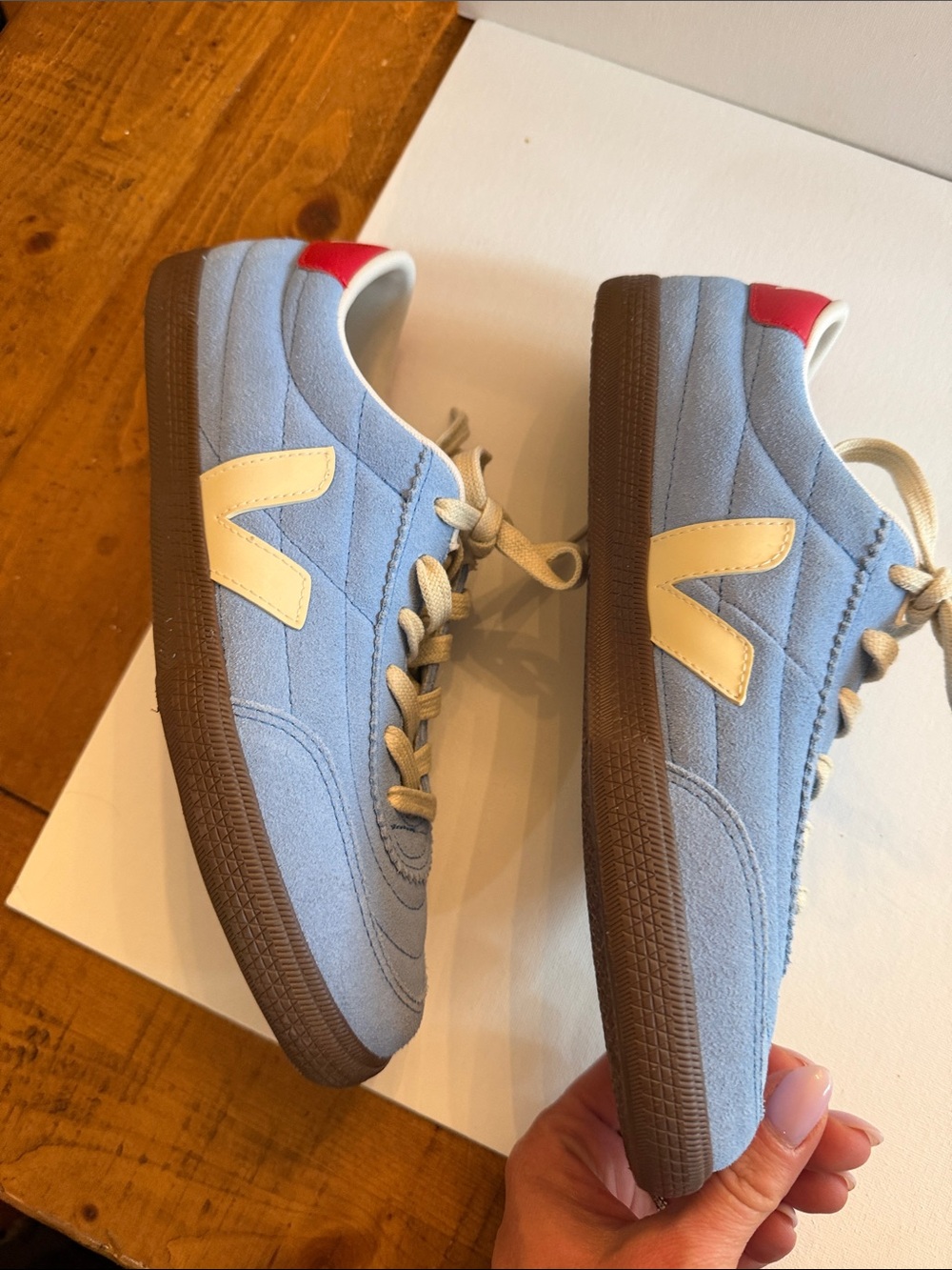 Veja Panenka Sneakers US 9 39 EU Aqua/Pierre/Bark New - Picture 5 of 9